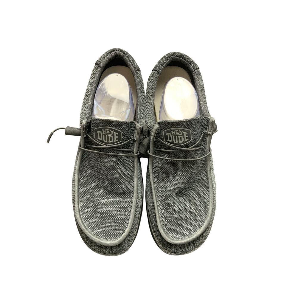 Hey Dude Wally Sox Micro Total Black Men’s 13 Slip On Casual Comfort Shoes